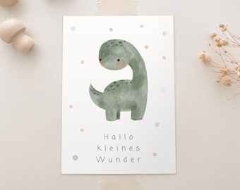 Postcard Hello Little Miracle A6 | Postcard Children | Postcard Birthday | Card Children&#39;s Birthday Birthday Card Birthday Gift