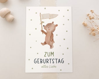 Carte postale d'anniversaire A6 | Carte postale Enfants | Carte postale d'anniversaire | Carte anniversaire enfant carte anniversaire cadeau anniversaire