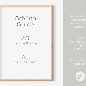 Kinderbild ABC AlphabetBild ABC lernen KinderzimmerPoster