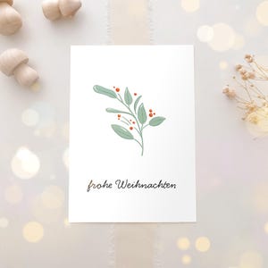 Cartolina di Buon Natale A6 | Cartolina di Natale | Cartolina di Natale | Biglietto | Auguri di Natale