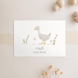 Carte postale Hello Little Miracle A6 | Carte postale enfant | Carte postale anniversaire | Carte anniversaire enfant | Cadeau anniversaire