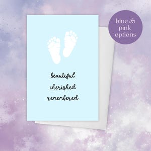 carte de condoléances mort-né pour fausse couche - souvenir d'un être cher - carte de condoléances pour le deuil mort-né