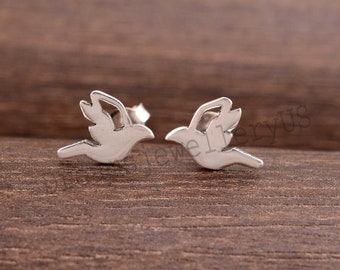 SLUYNZ Orecchini da donna in argento Sterling con motivo gatto nero, regalo per gli amanti dei gatti, SMALL, Argento sterling, Nessuna pietra preziosa