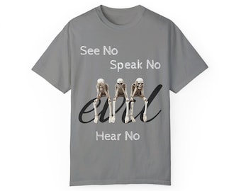 Skelett; Kein Hören/Sehen/Sprich nichts böses T-Shirt