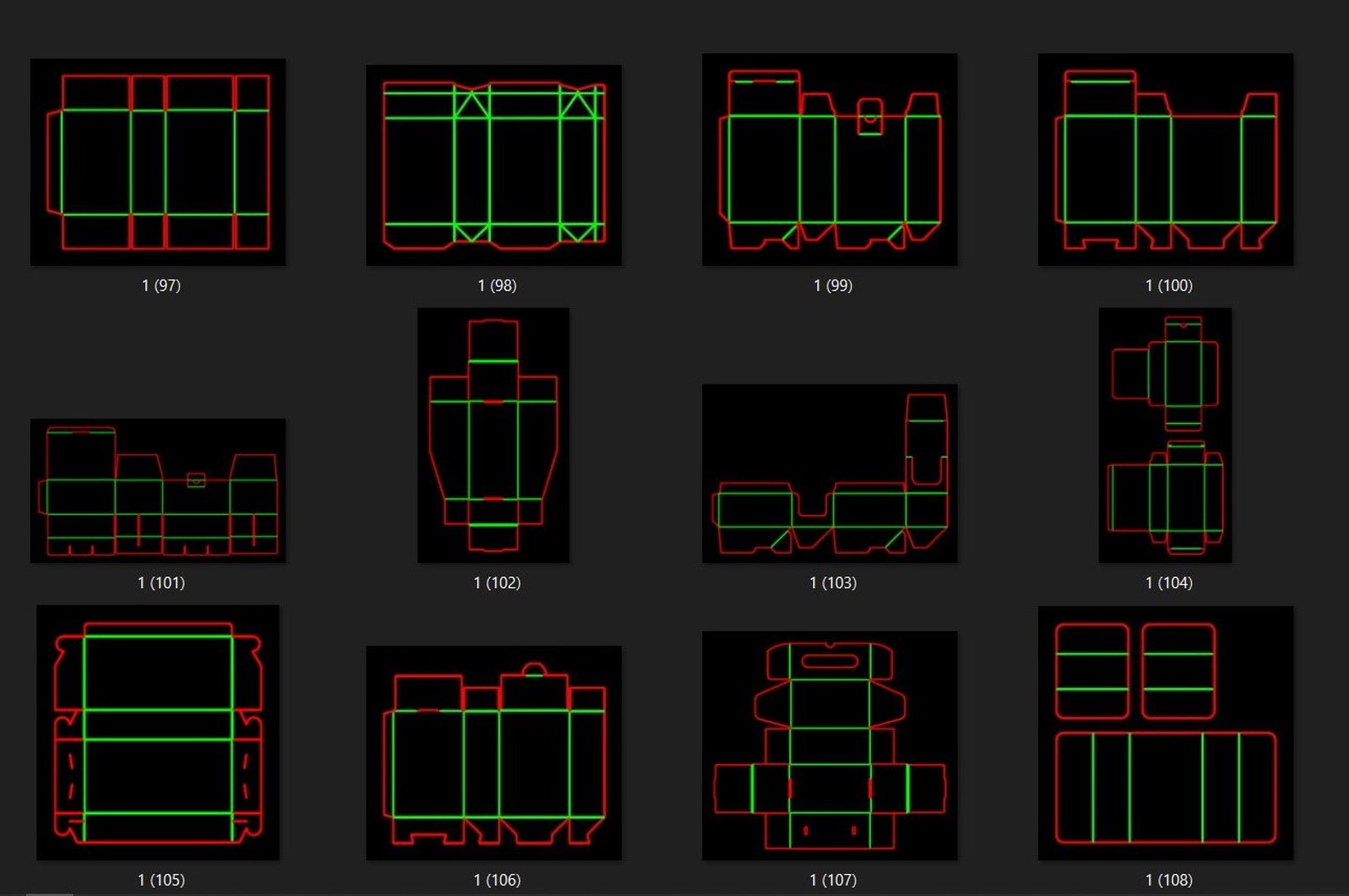 2 Custom Box Template SVG, Vector, Box Template, Personalized Template ...