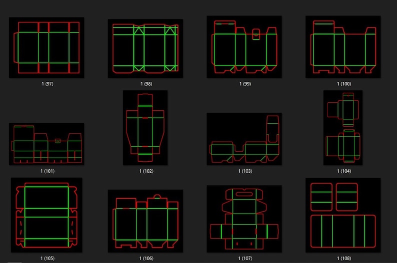 Custom Box Template SVG, Vector, Box Template, Personalized Template ...
