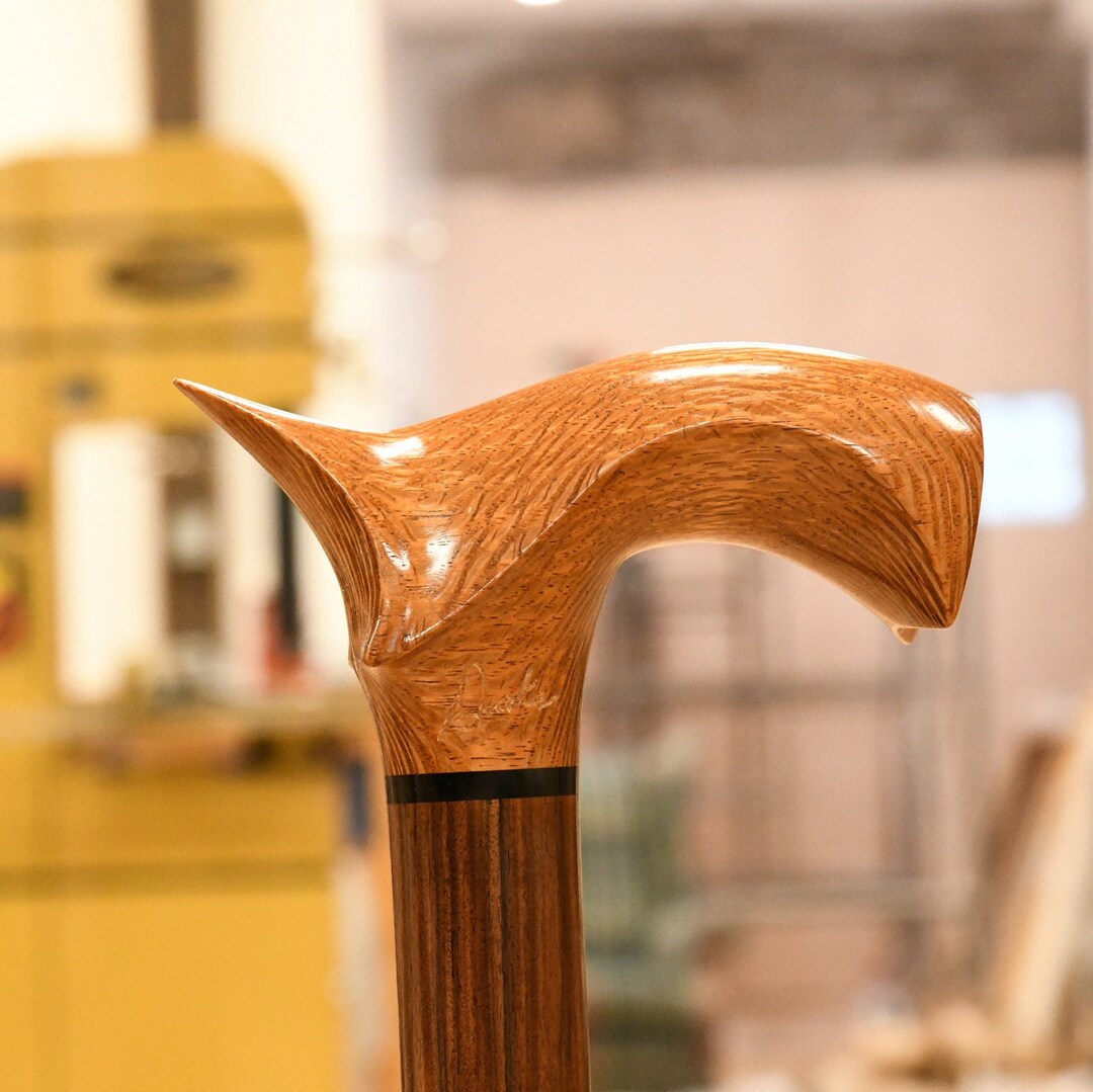 Lacewood and Rosewood Walking Cane for Men Handmade Walking Etsy