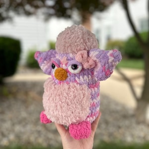 Crochet Furby Plush - amigurumi • crocheted stuffed animals • 90s inspired • cute furby plushie • soft