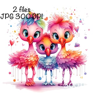 Funny Flamingo PNG, Cute Flamingo PNG Sublimation, Three Crazy Flamingos png, Commercial Use Bird Life, Digital Download, Flamingo Chick PNG
