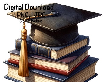 Graduation Cap Sublimation, College High School Graduation Hat Clipart, Graduation Party PNG, Graduate Gift Graduation png, Commercial Use