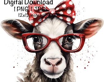 Funny Goat PNG, Cute Farm Goat PNG Sublimation, Goat Wearing Sunglasses, Commercial Use, Farm Life, Digital Download, Goat PNG, Farming png