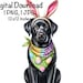 Easter Labrador PNG, Easter Bunny Labrador Dog Sublimation, Hunting PNG ...