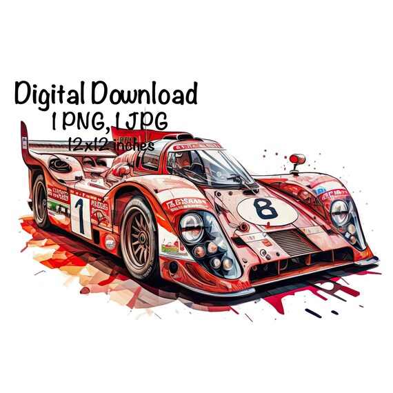Red Race Car Watercolor, Motorsports Fast Racing Boys Clipart Off-road Race  Car PNG Commercial Use Racing Track Race Watercolor Illustration - Etsy