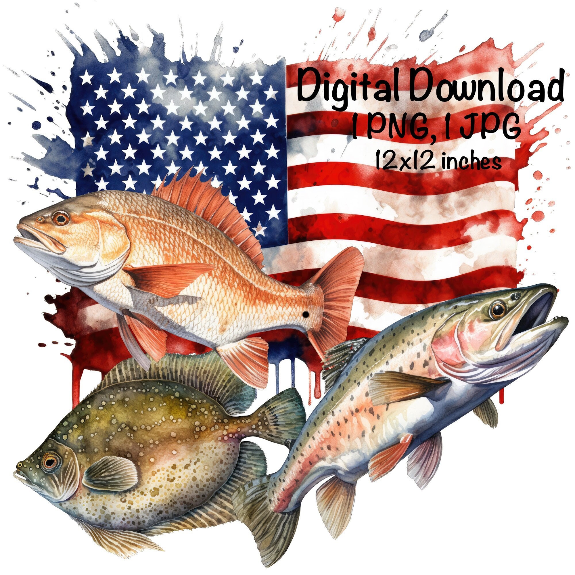 AMERICAN FLAG STRINGER LONG SLEEVE FISHING SHIRT – Hook, Line