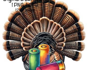 Turkey Hunting PNG | Turkey Hunter Clipart | Turkey Hunt PNG | Hunting Sublimation | Turkey PNG | Funny Turkey Png | Wild Turkey Sublimation