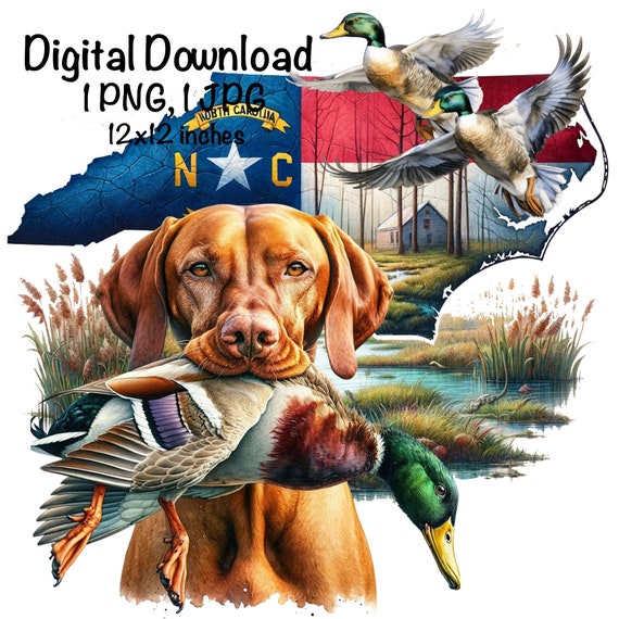 Vizsla Bird Dog Pheasant Hunting American Flag Custom