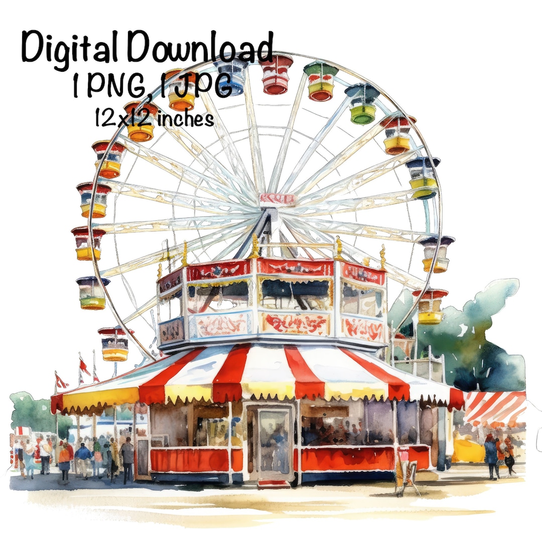 County Fair PNG, Digital Download, County Fairy Sublimation Clipart