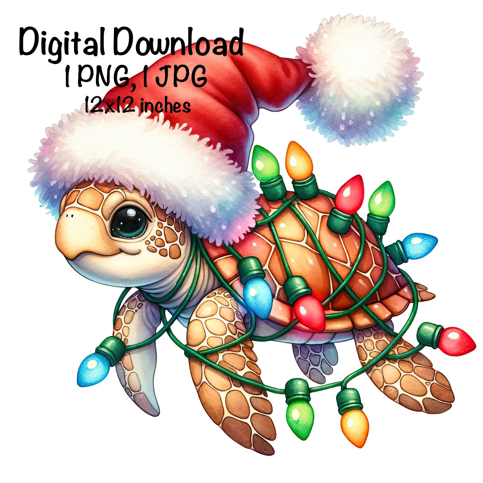 Sea Turtle PNG Clipart Sea Turtle Christmas Holiday PNG Commercial Use ...