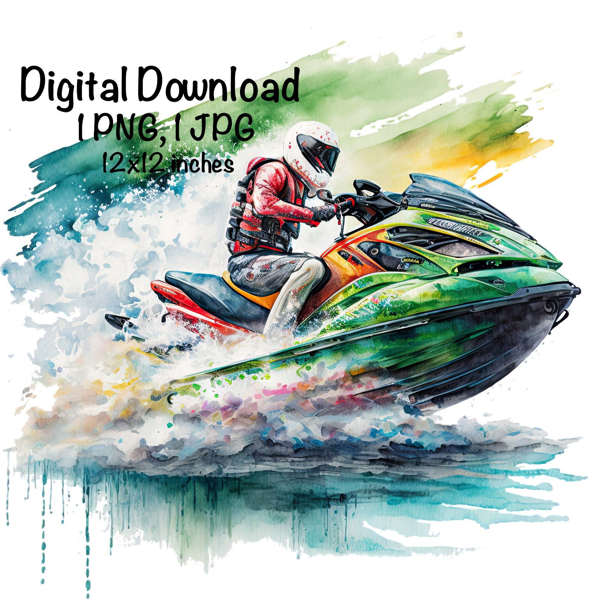 Jet Ski coloring page  Free Printable Coloring Pages