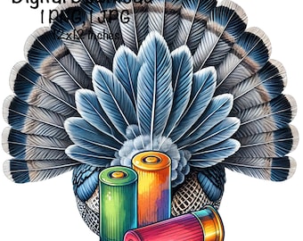 Turkey Hunting PNG | Turkey Hunter Clipart | Turkey Hunt PNG | Hunting Sublimation | Turkey PNG | Funny Turkey Png | Wild Turkey Sublimation