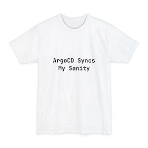 ArgoCD Docs My Sanity T-Shirt - Lustiges DevOps Geschenk für Kubernetes Techniker - große Größen