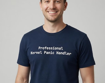 Professional Kernel Panic Handler Tee for Sysadmin