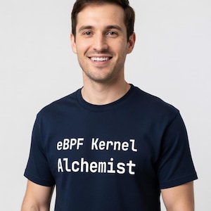 Camiseta "Alquimista del kernel eBPF" para ingenieros de DevOps - Regalo divertido para programadores - Tallas grandes