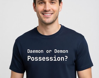 ¿Demonio o posesión demoníaca? Camiseta para administradores de sistemas: un regalo divertido para usuarios de Linux.