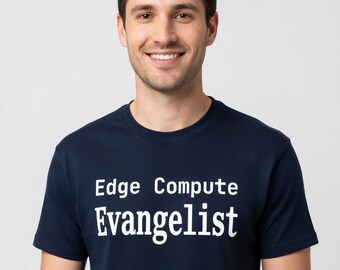 Maglietta Edge Compute Evangelist per ingegneri DevOps - Regalo divertente per programmatori - Taglie alte
