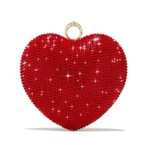 Crystal Heart Clutch - Etsy