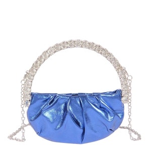 Minibolso metálico Livin’ Lavish - Azul