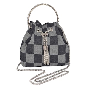 Bolso de mezclilla Checkin’ For You - Negro