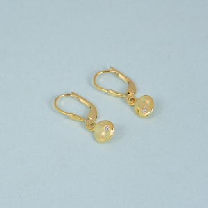 14K Gold Diamond Drop Earrings: Elegant Dangle Jewelry