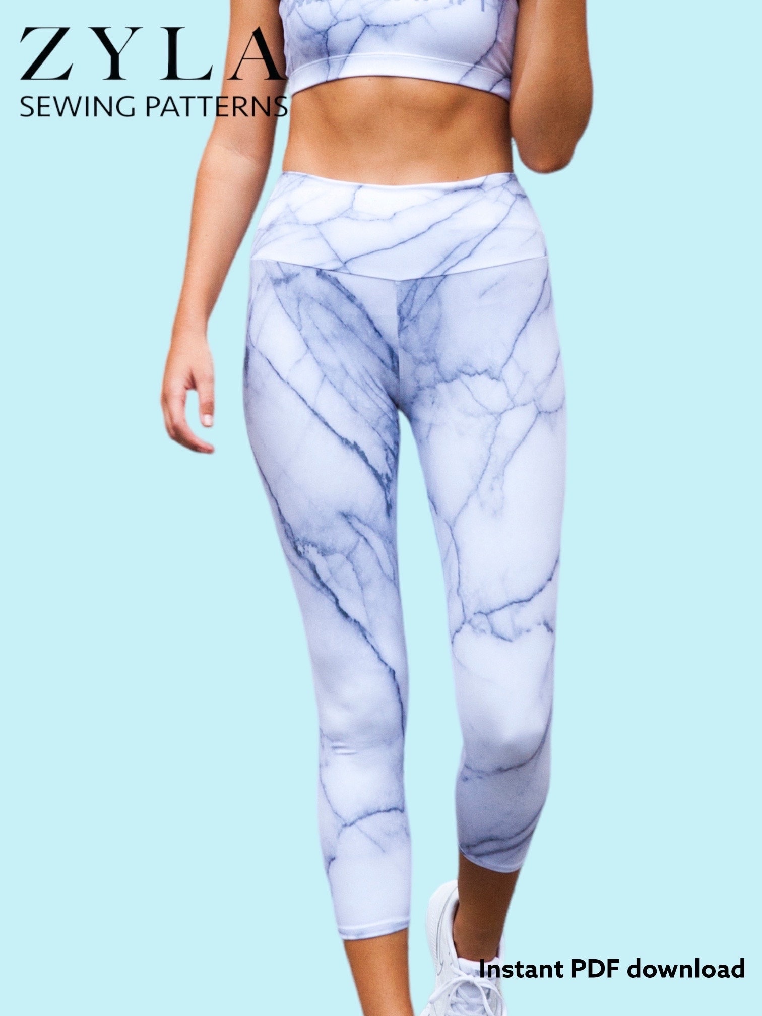 HIGH WAISTED Easy Sew Best Ever Leggings