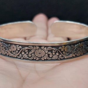 925 Sterling Silver Kada for Men | Adjustable Single Kada Bangle bracelet | Cuff Bracelet for men and women