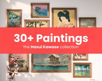 Hasui Kawase - The 30+ Paintings Collection - Mega Bundle - Digital Print - Japanese Art - Hasui Kawase - Digital Art - Download