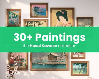 Hasui Kawase - The 30+ Paintings Collection - Mega Bundle - Digital Print - Japanese Art - Hasui Kawase - Digital Art - Download