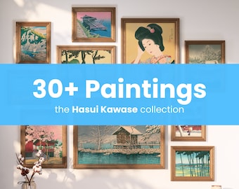 Hasui Kawase - The 30+ Paintings Collection - Mega Bundle - Digital Print - Japanese Art - Hasui Kawase - Digital Art - Download