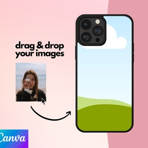 iPhone 15 Pro (Max) Case Mockups - Canva Templates Adjustable Editable - Full Package