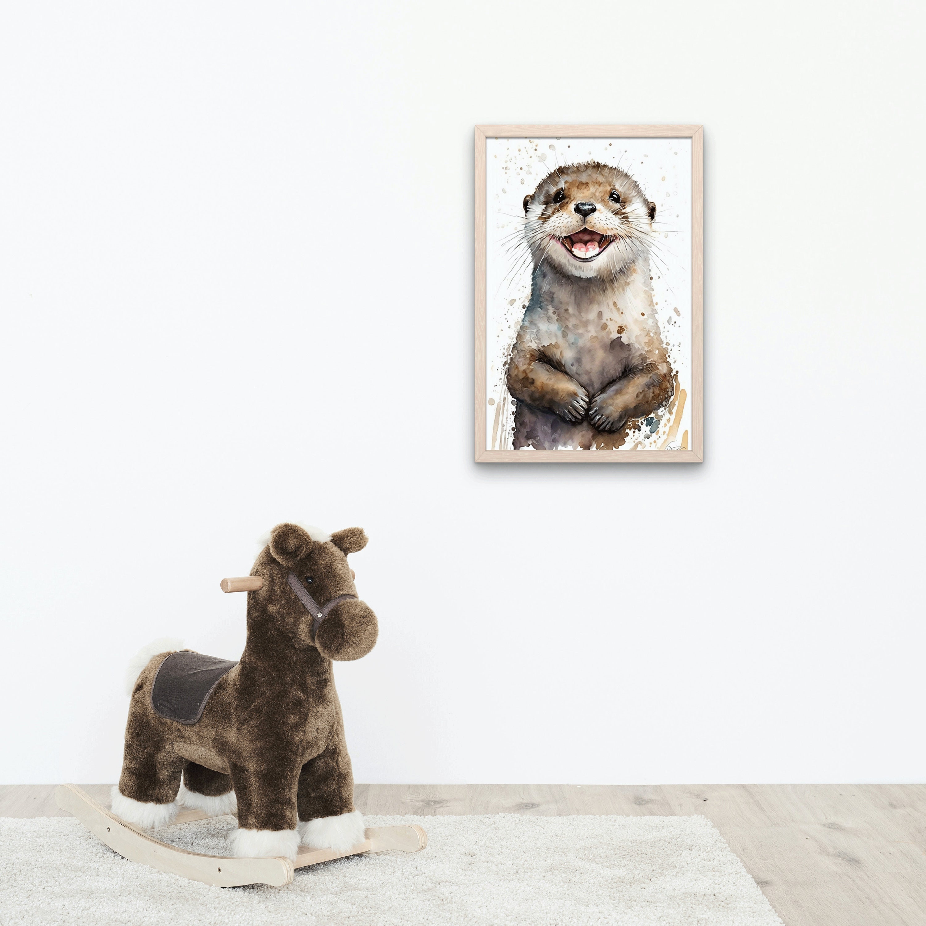 Discover Otter Print | Gallery Wall Art | Nursery Room Decor, No Frame