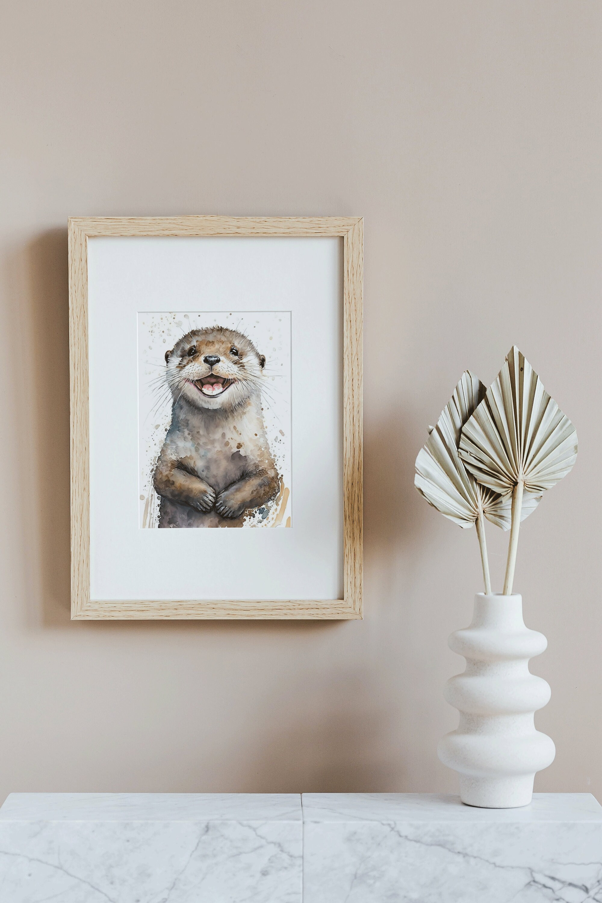 Discover Otter Print | Gallery Wall Art | Nursery Room Decor, No Frame