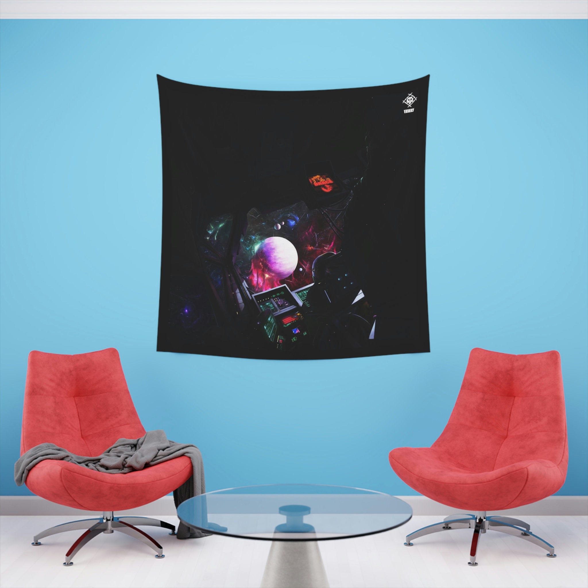 Xavier Wulf Tapestry BRACE Spaceship Cover sold by Querida  SKU 