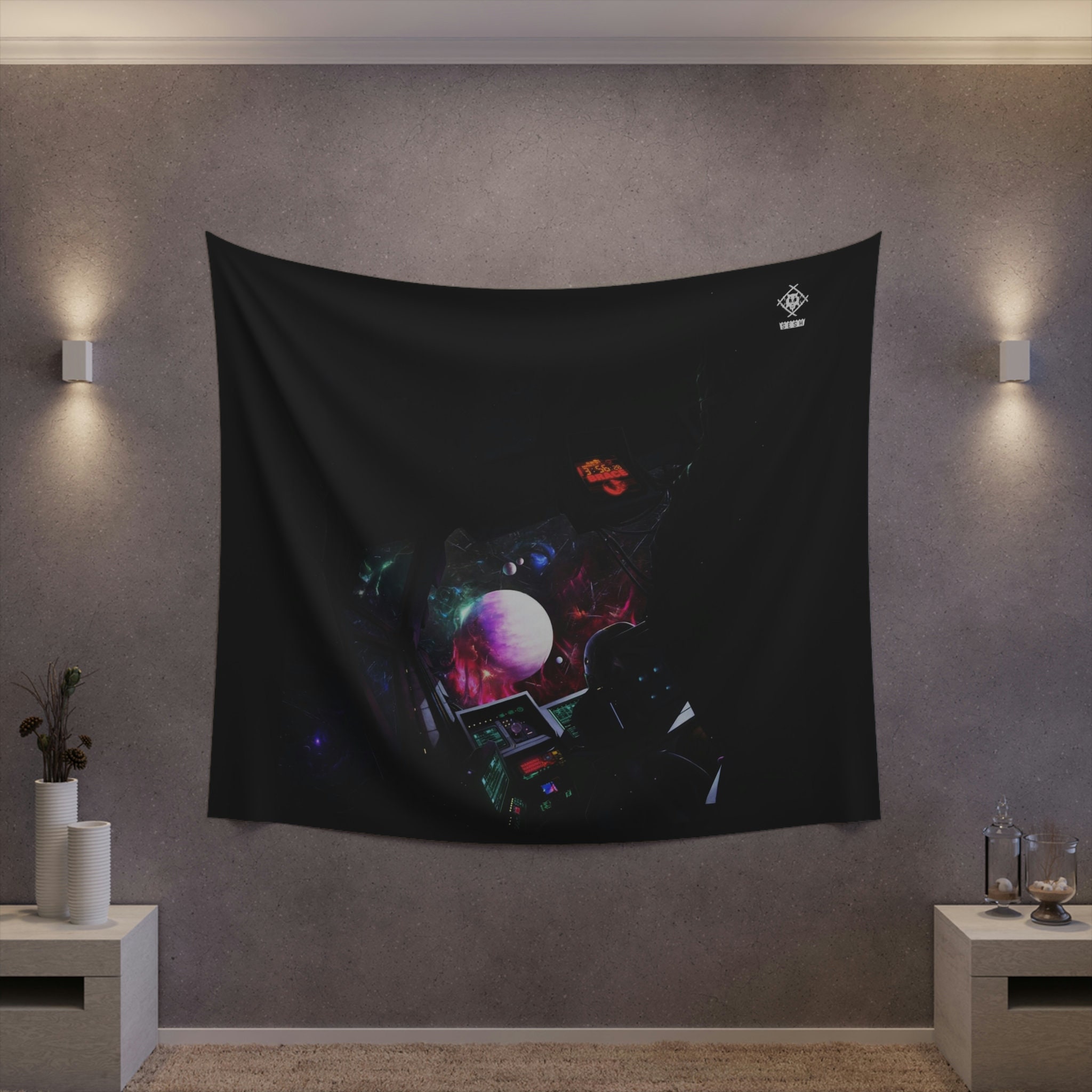 Xavier Wulf Tapestry BRACE Spaceship Cover sold by Querida  SKU 