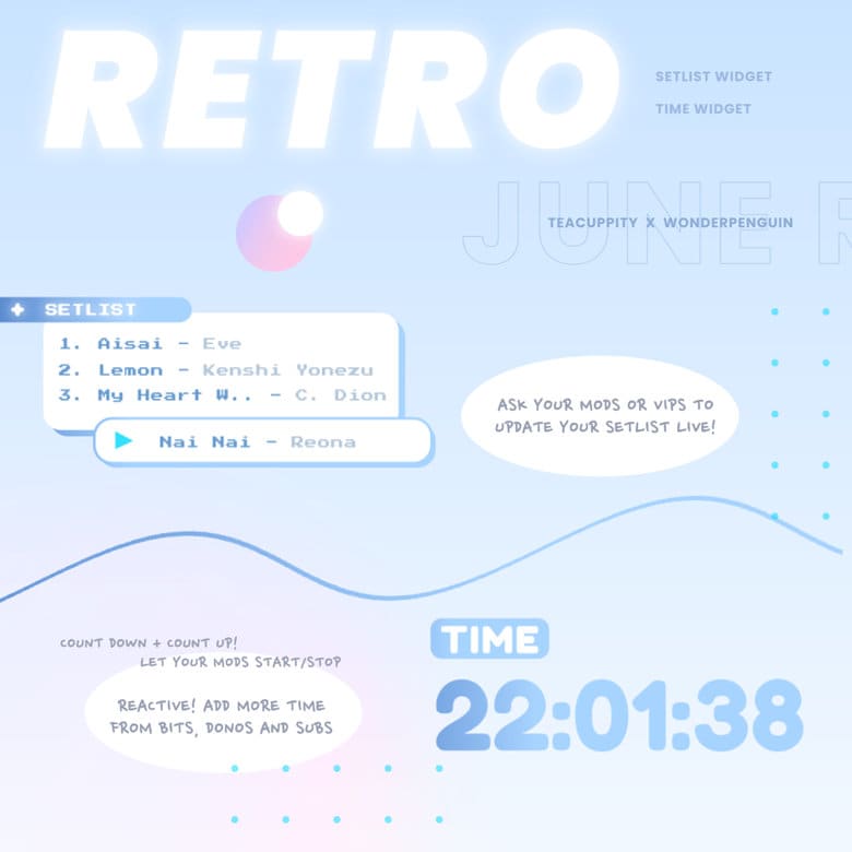 RETRO Time Widget | Old-school Minimal | Timer to Count up or Down ...