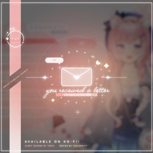 Sweet Darling : Alert Set | Valentine Theme | For StreamElements