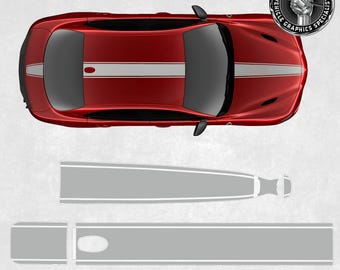 Over the top Stripes for Alfa Romeo Giulia Quadrifoglio Stickers exact correct size and spec Hexis Suptac 10 year Vinyl