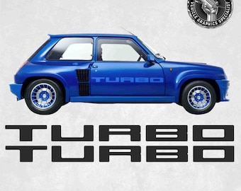 Replacement side Door Decals for Reno 5 Gordini Turbo Vinyl Graphics Stickers Foils Decoratoive Parts