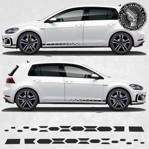Side Stripes Kit to fit Golf GTI MK7.5 Clubsport Style Stickers Decals Graphics