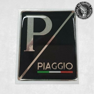 Insignia de gel abovedada para carenado delantero de Vespa/Piaggio