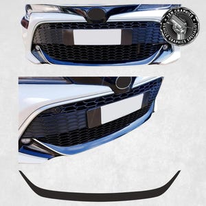 Front lower Bumper Accent Stripe for Corolla E210 MK12 parts Hexis Suptac 7 - 10 year Vinyl Stickers  Foils Decorative overlay